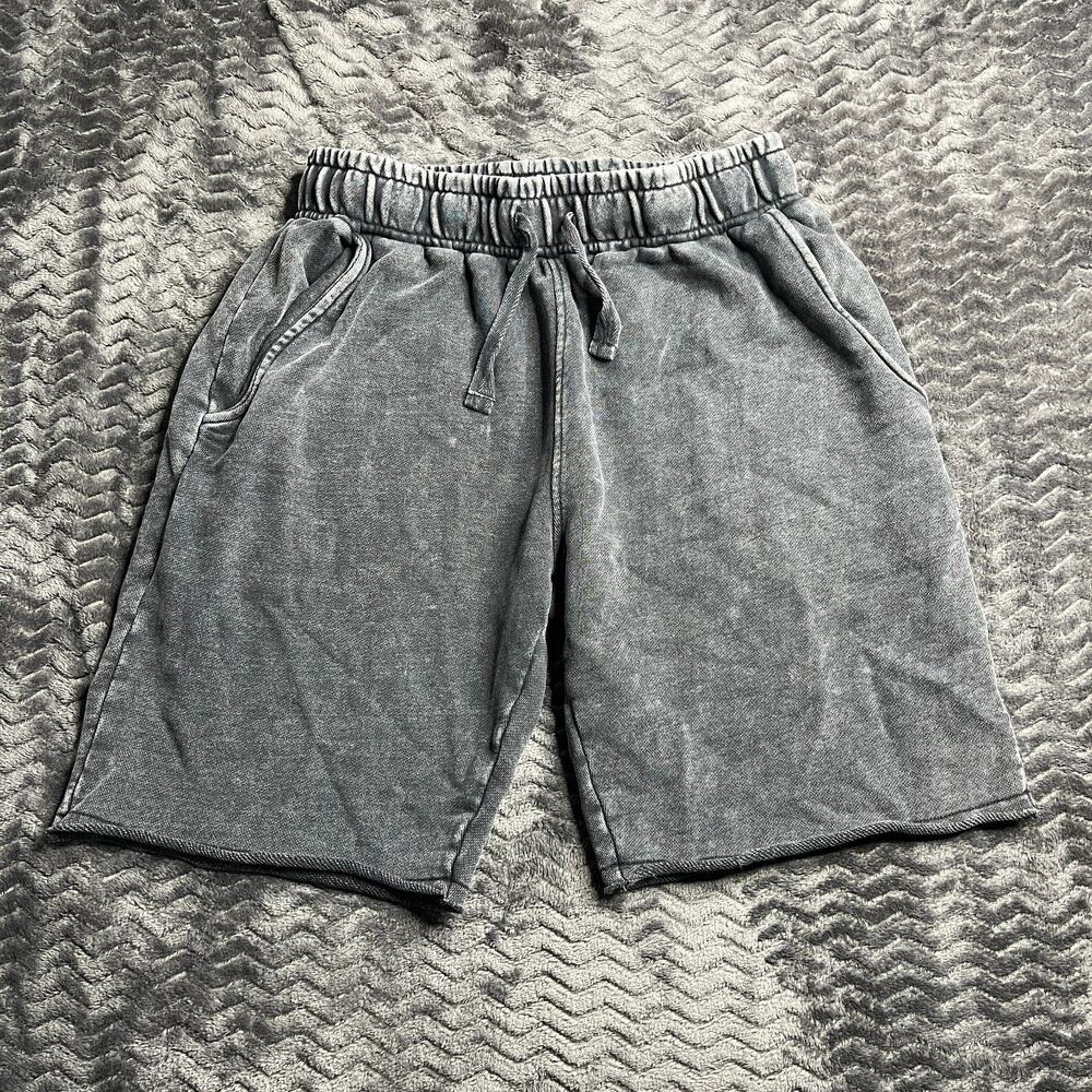 Mono B Shorts Black size L Pockets Drawstring Athletic Soft